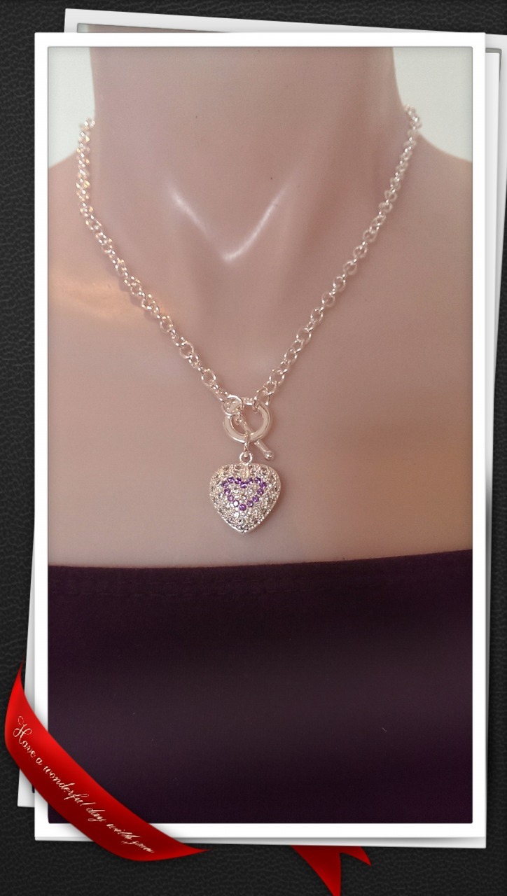 Purple Love Necklace
