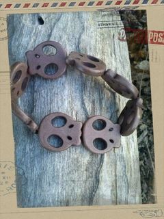 Flat Skull Bracelet