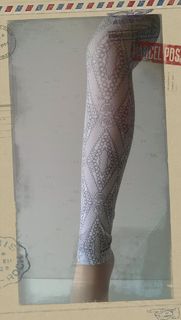 Grey Footless Tights