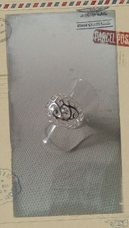 Hollow Koru Heart Ring
